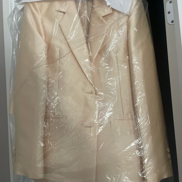 ALL SAINTS Blazer/short set. Satin (taffeta) - Picture 6 of 9